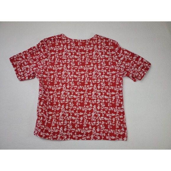 Appleseed's Petite Women's top red Size PM - Picture 7 of 7